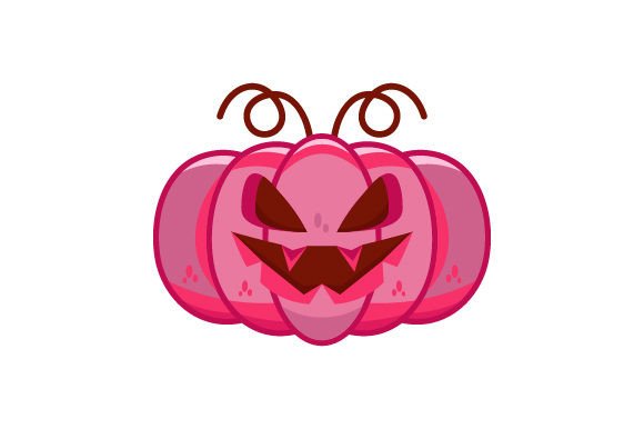 Pink Halloween Pumpkin Halloween Craft Cut File By Creative Fabrica Crafts