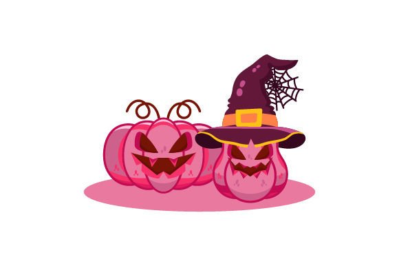 Pink Halloween Pumpkin