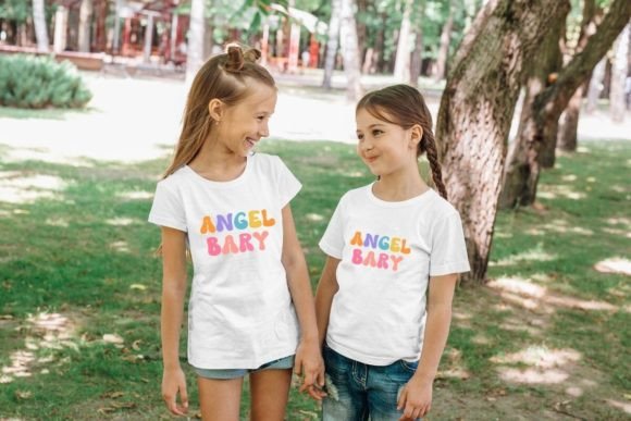 Angel Baby Font PNG with transparent background - Preview 4