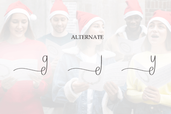 Caroling Font - Preview 6