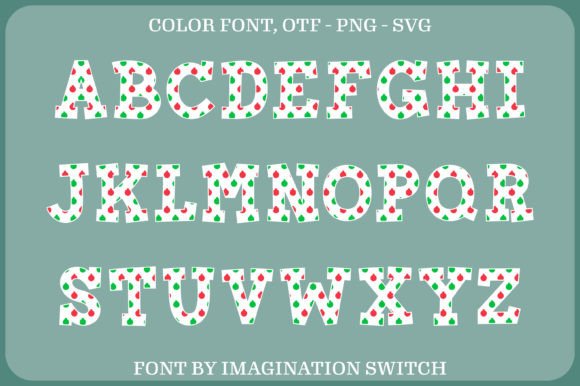 Christmas Ball Font - Preview 1