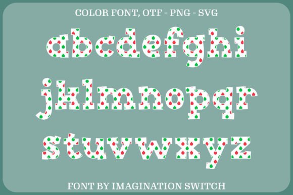 Christmas Ball Font - Preview 2