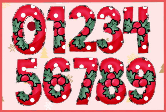 Christmas Color Red Font - Preview 2