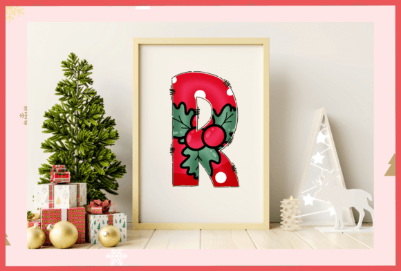 Christmas Color Red Font - Preview 3