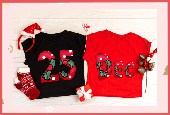 Christmas Color Red Font - Preview 4