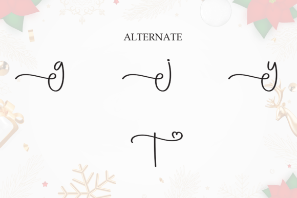Christmas Greetings Font - Preview 6