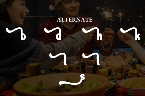 Christmas Traditions Font - Preview 6