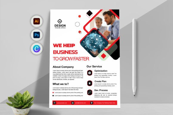 Creative Flyer Design Canva Supported