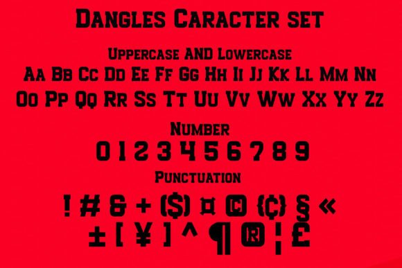 Dangles Font - Preview 5