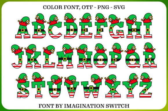Elf Christmas Font - Preview 1