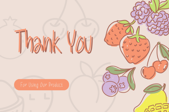 Fruit Juice Lofu Font - Preview 4