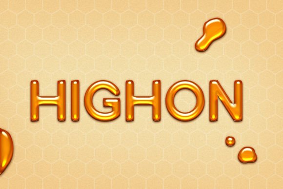 Highon Font PNG with transparent background - Preview 6