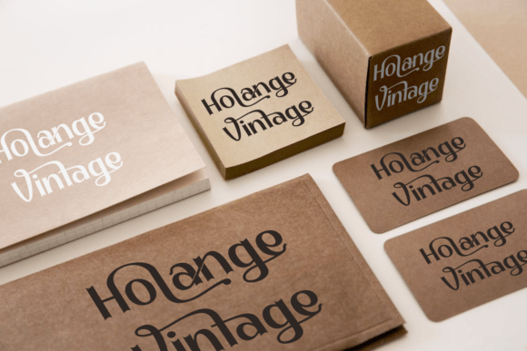 Holange Vintage Font - Preview 4