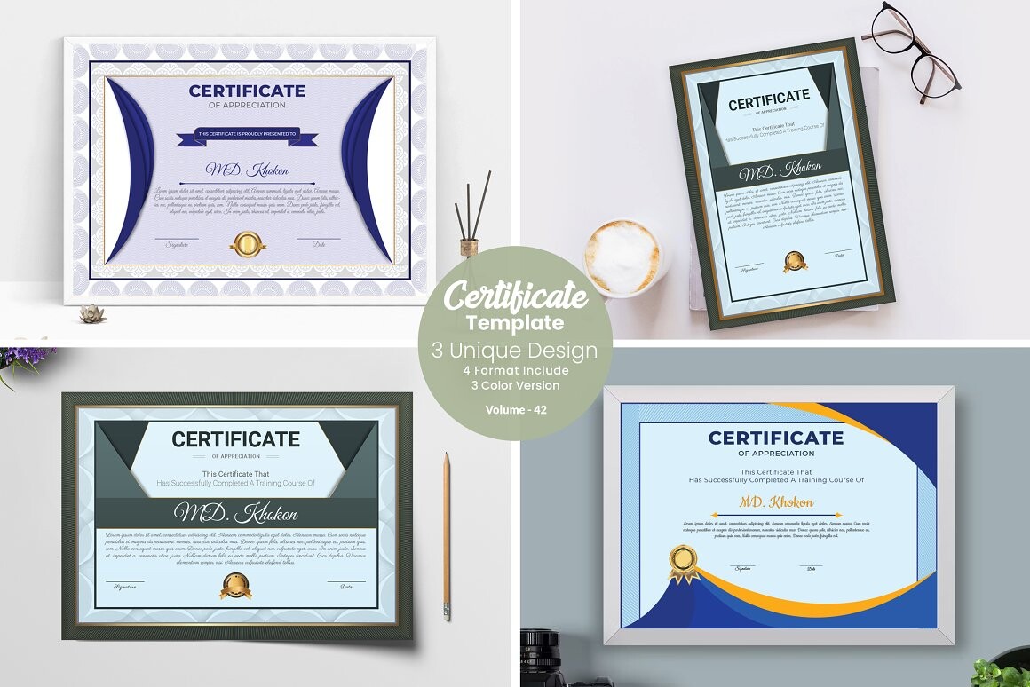 Luxury Certificate Template Design Grafik Von mristudio · Creative Fabrica