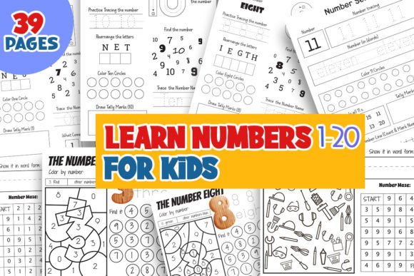 Preschool Printables Learning Numbers