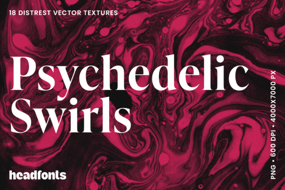 Psychedelic Swirls Textures