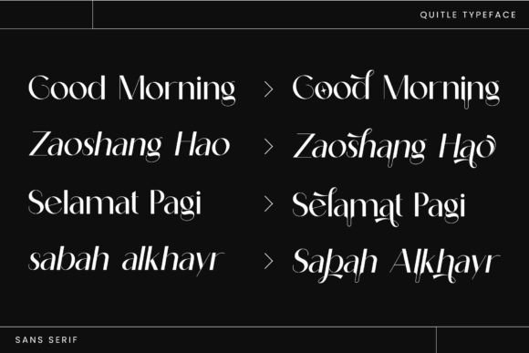 Quitle Font PNG with transparent background - Preview 3