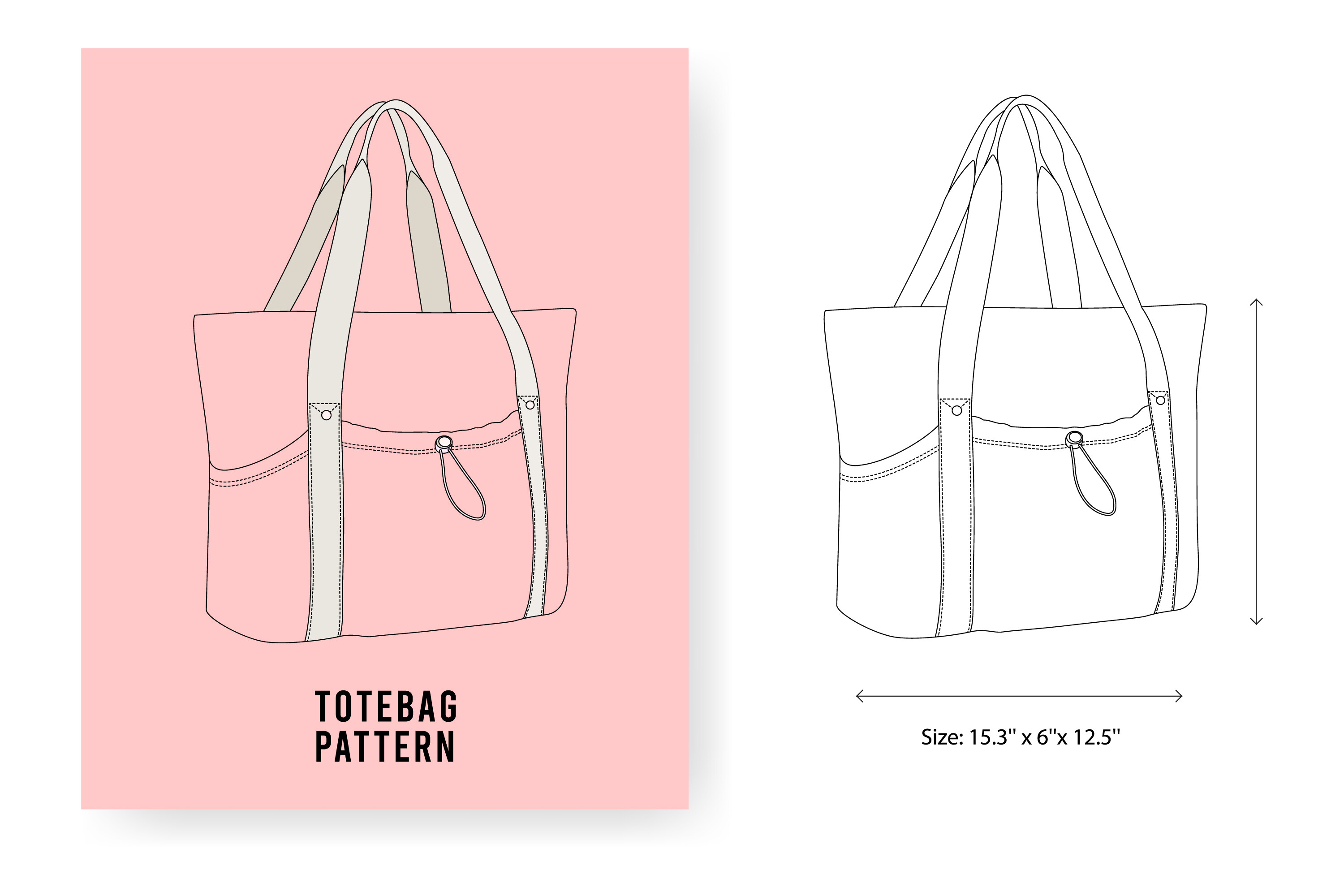 Tote Bag for Women, Tote Bag Pattern