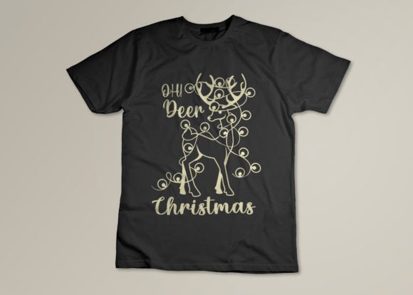 Oh Deer Christmas T Shirt Free Svg Png