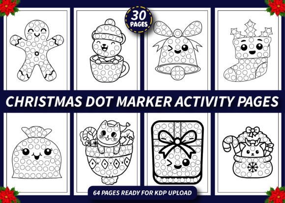 30+ Christmas Dot Marker Activity Pages