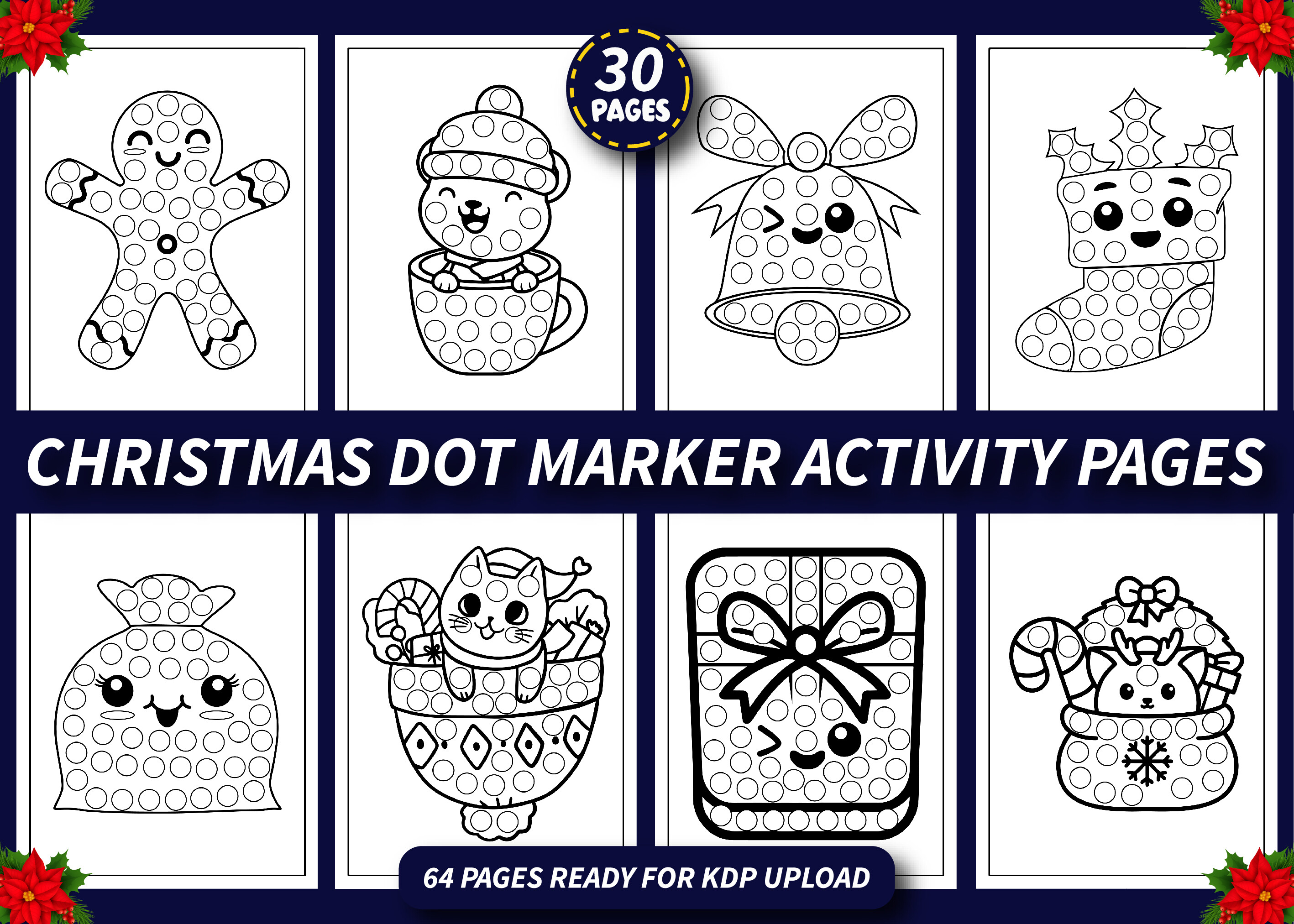 30+ Christmas Dot Marker Activity Pages