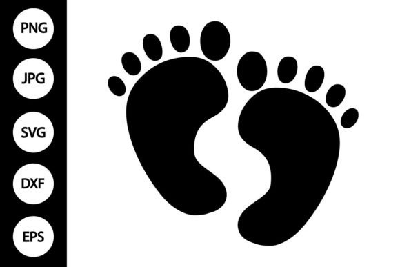 Baby Feet SVG, Baby Feet Clipart