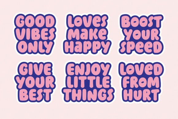 Bubble Garden Font - Preview 1