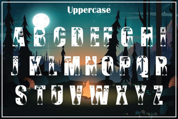 Camping Font - Preview 1