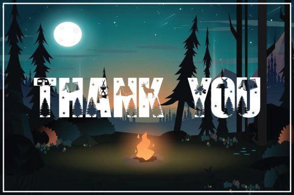 Camping Font - Preview 3