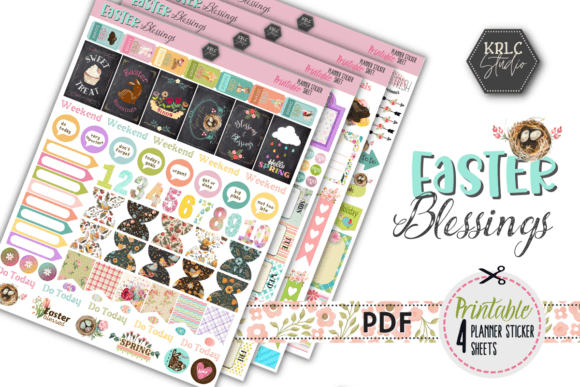 Easter Blessings - Planner Stickers