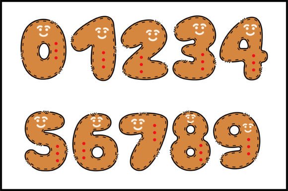 Gingerman Font PNG with transparent background - Preview 3