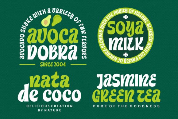 Green Peas Font - Preview 3