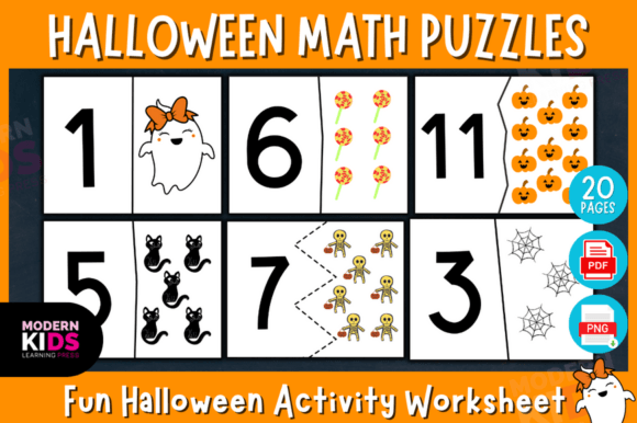 Halloween Math Puzzles