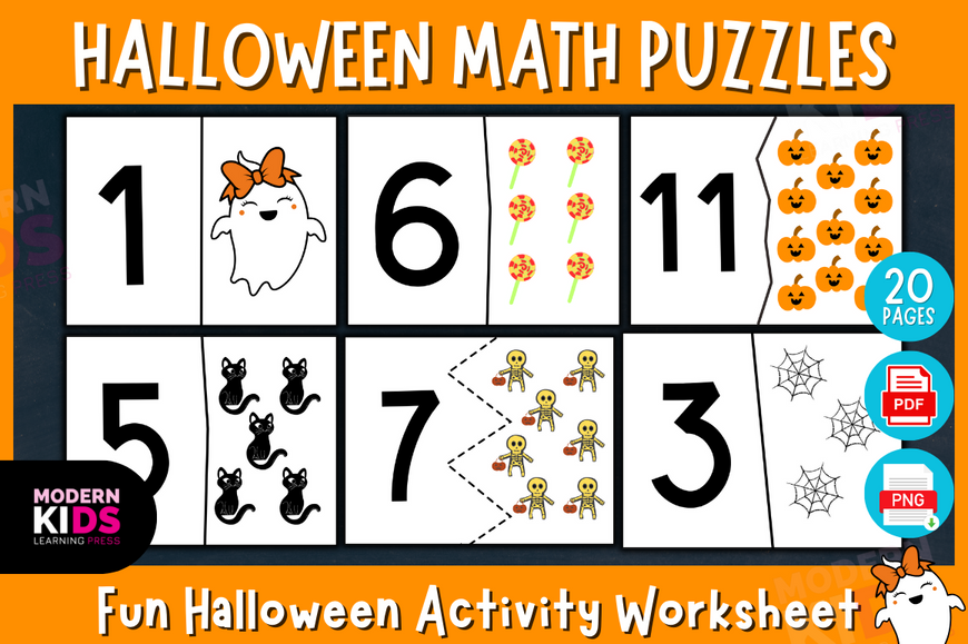 Halloween Math Puzzles
