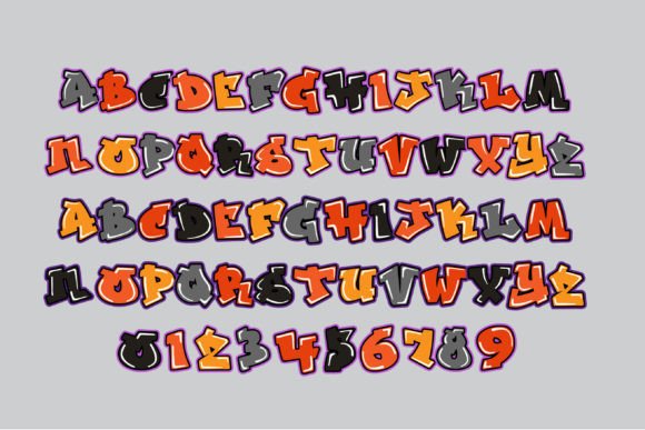Hip Halloween Font font preview - 2