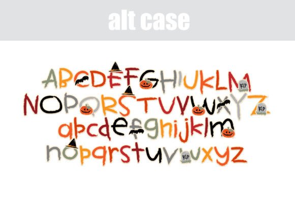 Kids Halloween Font font preview - 1