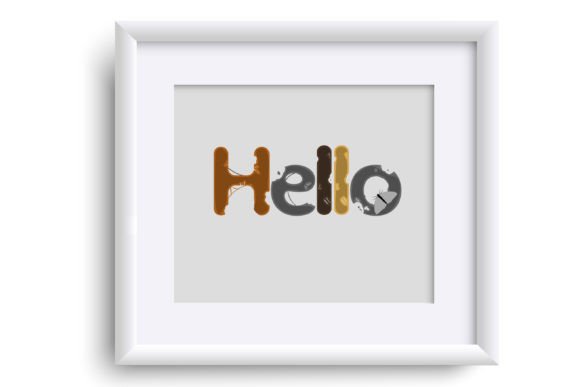 Moth Munched Font PNG with transparent background - Preview 4