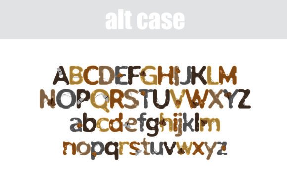 Moth Munched Font PNG with transparent background - Preview 6