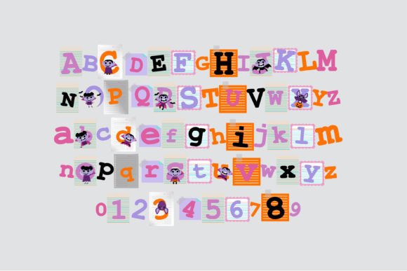 Noted Nightwalker Font PNG with transparent background - Preview 2