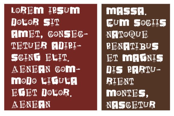 Pig Sty Die Font PNG with transparent background - Preview 3