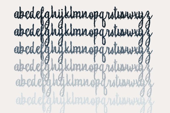 Seafaring Searring Font PNG with transparent background - Preview 4