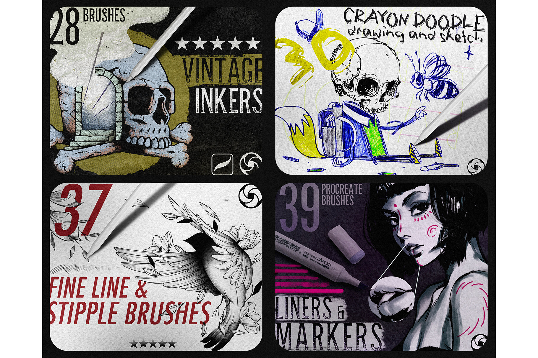 650 Procreate Brushes Mega Bundle - photo 5