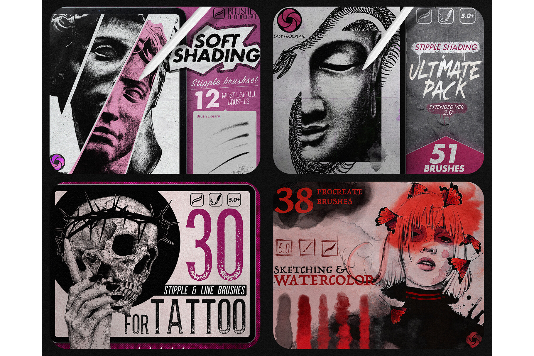650 Procreate Brushes Mega Bundle - photo 7