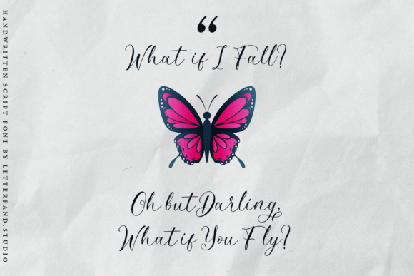 Amelia Darling Font - Preview 1