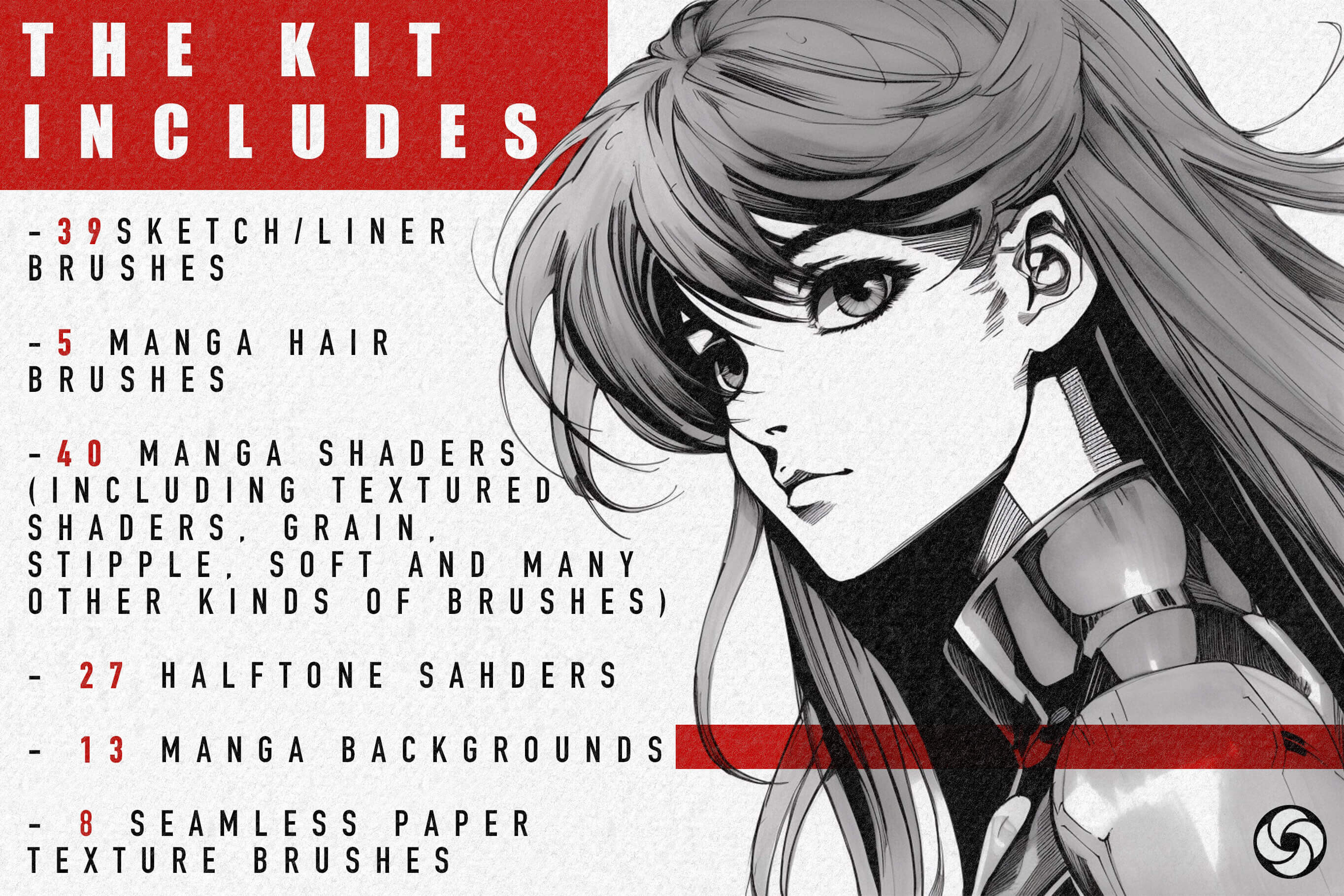 Awesome Manga Procreate Brushes - photo 2