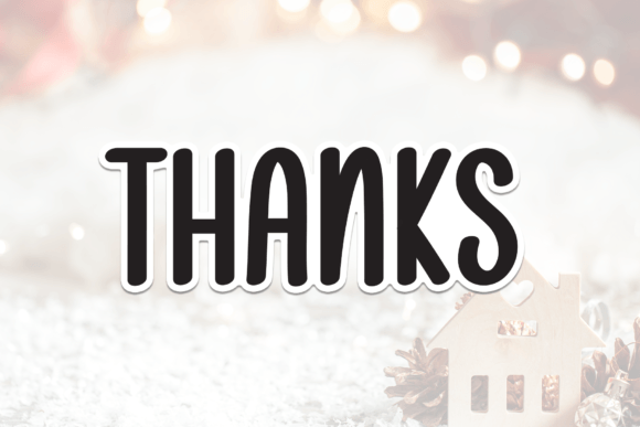 Beautiful Christmas Font PNG with transparent background - Preview 6