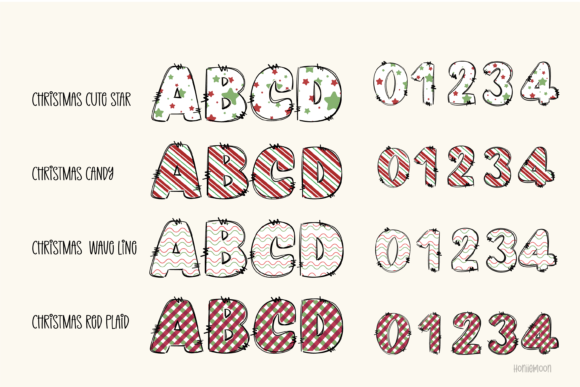 Christmas Cute Star Font - Preview 1