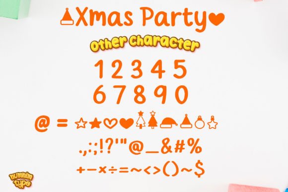 Christmas Party Font - Preview 6