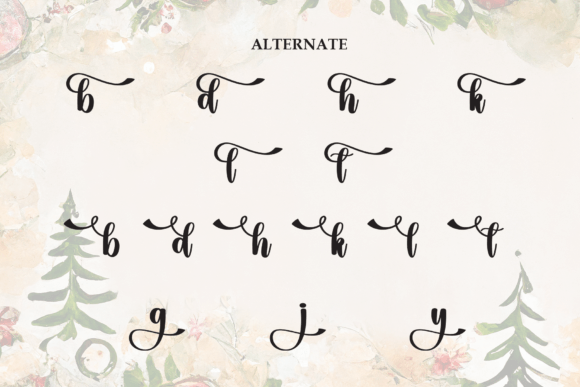 Christmas Vintage Font - Preview 6