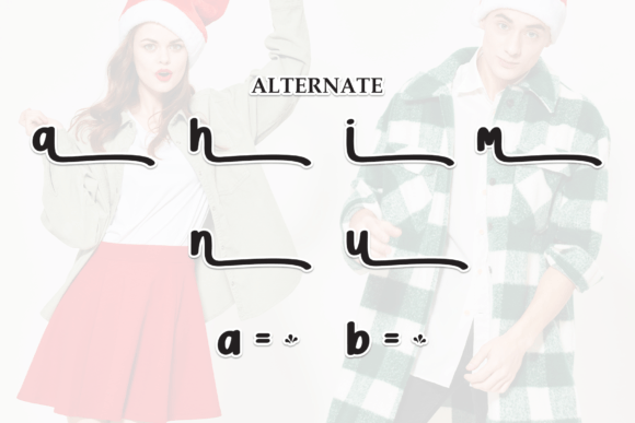Clothes Christmas Font - Preview 6